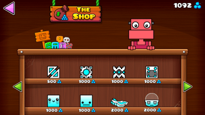 Screenshot of the application Geometry Dash World - #3
