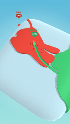 Screenshot of the application Paper.io 3D - #3