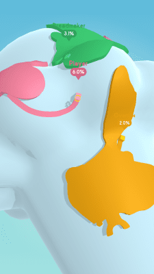 Screenshot of the application Paper.io 3D - #5