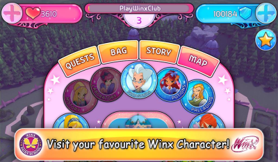 Screenshot of the application Winx School of Wizards Lite - #5