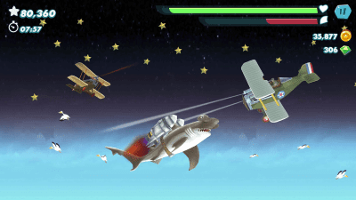 Screenshot of the application Hungry Shark Evolution - #7