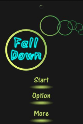 Screenshot of the application Falldown - #1