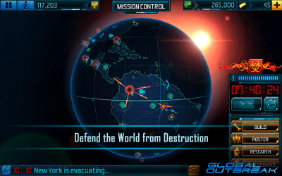 Screenshot of the application Global Outbreak - #7