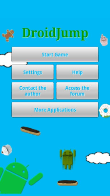 Screenshot of the application Droid Jump - #1