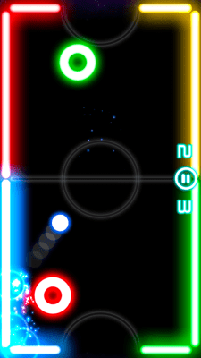 Screenshot of the application Glow Hockey - #1