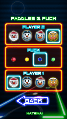 Screenshot of the application Glow Hockey - #4