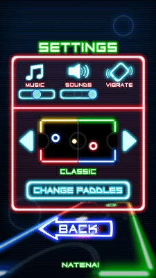 Screenshot of the application Glow Hockey - #5
