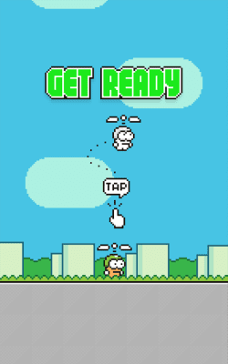 Screenshot of the application Swing Copters - #6