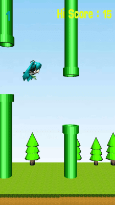 Screenshot of the application Miku Flappy Fly - #3