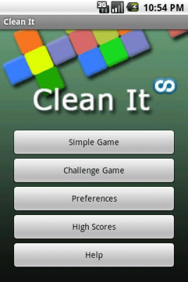 Screenshot of the application CleanIt - #1