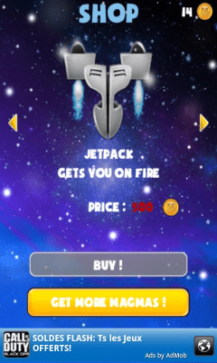 Screenshot of the application Space Jump - #4