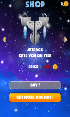Screenshot of the application Space Jump - #6