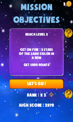 Screenshot of the application Space Jump - #7