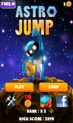 Screenshot of the application Space Jump - #8