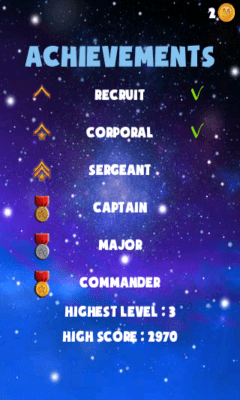 Screenshot of the application Space Jump - #9