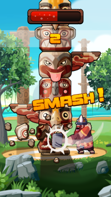 Screenshot of the application Totem Smash - #3