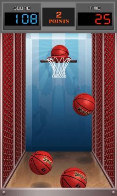 Screenshot of the application Basketball Shot - #1