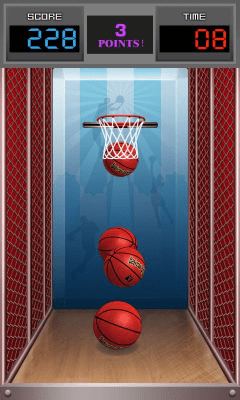 Screenshot of the application Basketball Shot - #2
