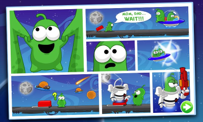 Screenshot of the application Bert In Space - #4