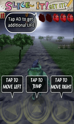 Screenshot of the application Zombie Runaway - #4