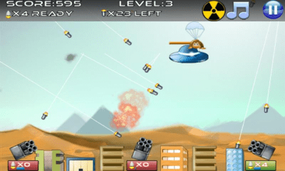 Screenshot of the application Missile defense - #2