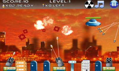Screenshot of the application Missile defense - #3