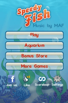 Screenshot of the application Speedy Fish - #1