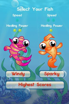 Screenshot of the application Speedy Fish - #4