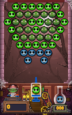 Screenshot of the application Doctor Bubble Halloween - #3