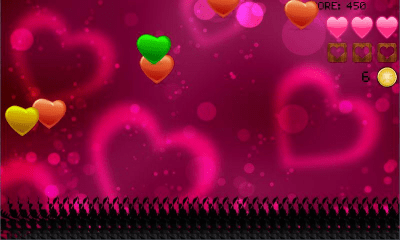 Screenshot of the application Falling Hearts-St. Valente. - #2