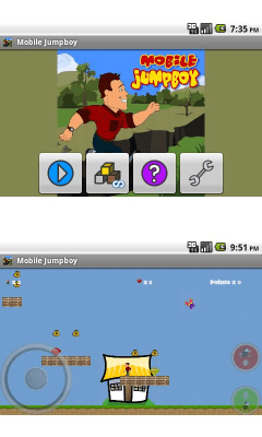 Screenshot of the application Mobile Jumpboy (Free) - #1