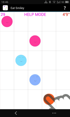 Screenshot of the application Eat Smiley - #3