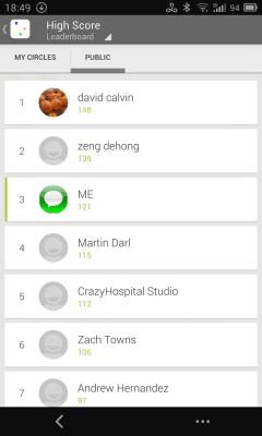 Screenshot of the application Eat Smiley - #5