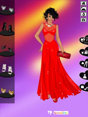 Screenshot of the application Rihanna Dress up game - #1