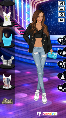 Screenshot of the application Rihanna Dress up game - #2