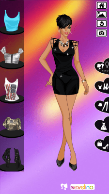 Screenshot of the application Rihanna Dress up game - #4
