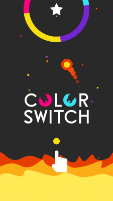 Screenshot of the application Color Switch - #8