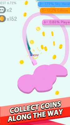 Screenshot of the application Paper.io 2 - #3