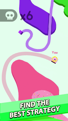 Screenshot of the application Paper.io 2 - #6