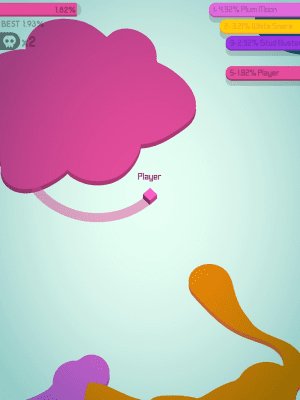 Screenshot of the application Paper.io 2 - #10