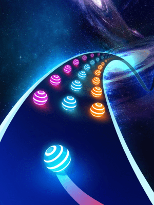 Screenshot of the application Dancing Road: Color Ball Run! - #4