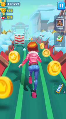 Screenshot of the application Subway Princess Runner - #1