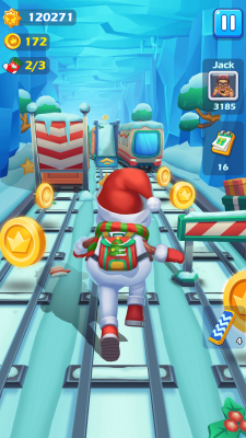 Screenshot of the application Subway Princess Runner - #2