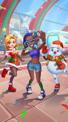 Screenshot of the application Subway Princess Runner - #3