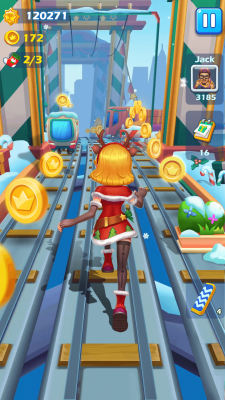 Screenshot of the application Subway Princess Runner - #4
