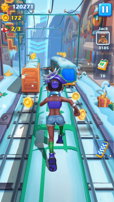 Screenshot of the application Subway Princess Runner - #5