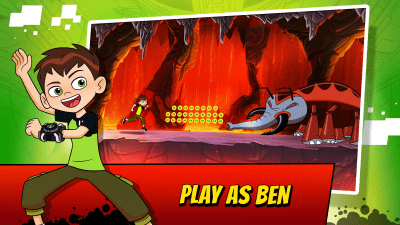 Screenshot of the application Ben 10 Alien Run - #1