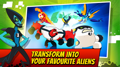 Screenshot of the application Ben 10 Alien Run - #3