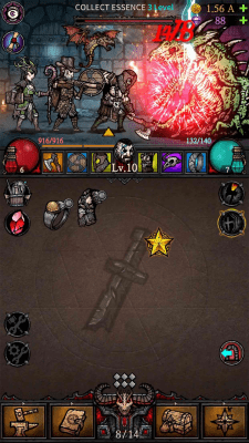Screenshot of the application Merge Dungeon - #6