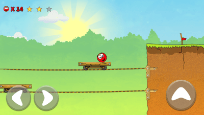 Screenshot of the application Red Ball 3: Jump for Love - #1